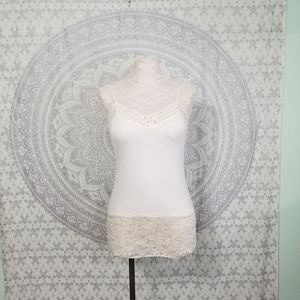 NWT White House Black Market Lace Camisole M